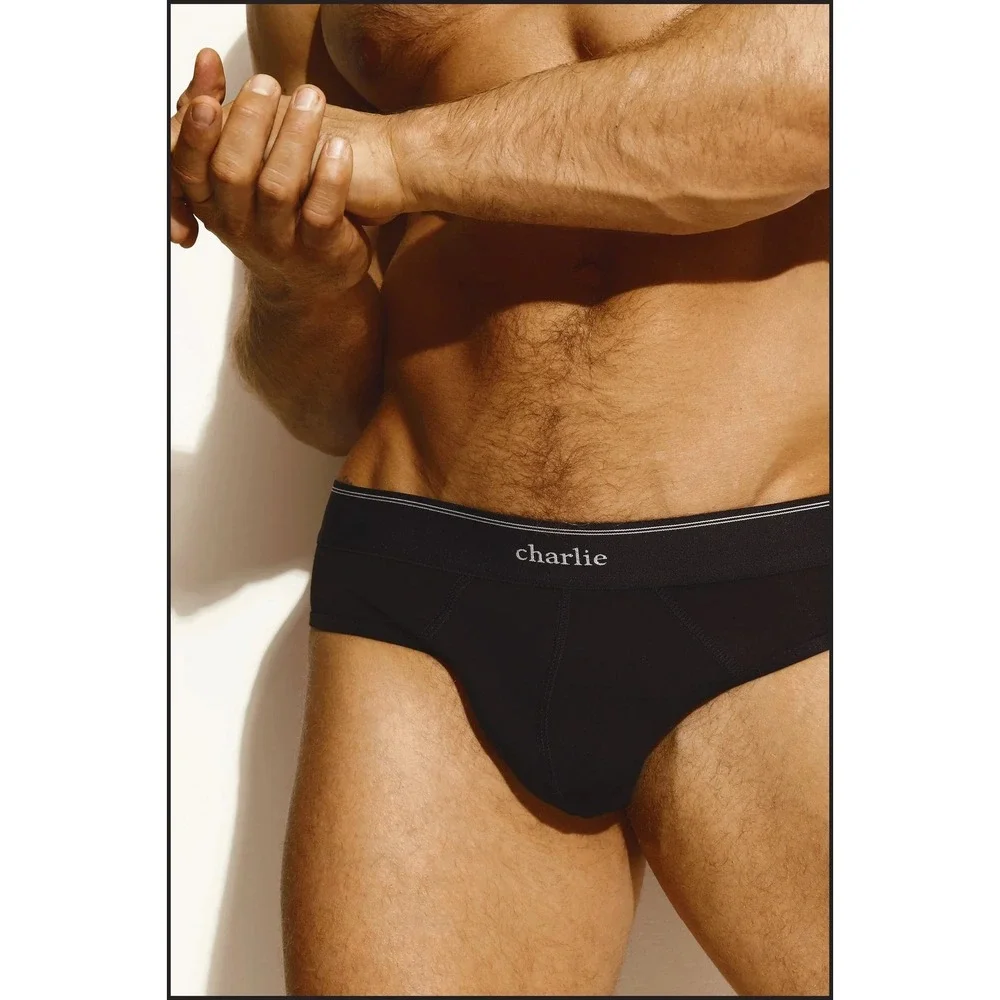 Charlie by Matthew Zink Classic Brief Mens XS Black